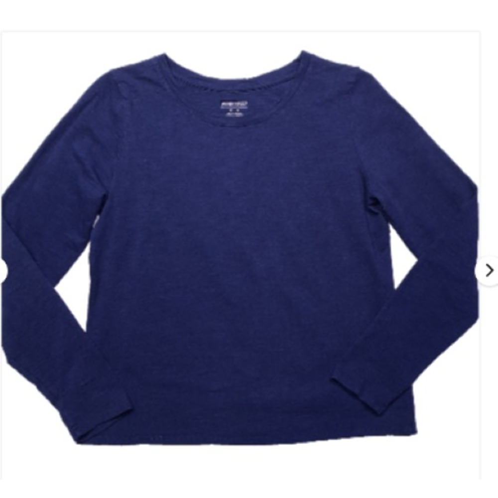 PENDLETON TOP WOMENS MEDIUM CASUAL CREW NECK LONG SLEEVE 100% COTTON T-SHIRT TOP